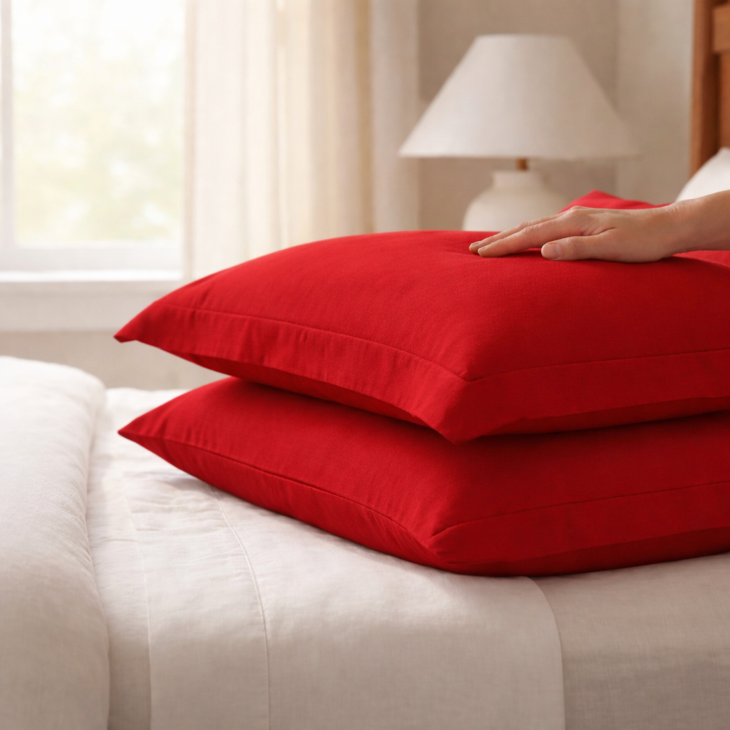 Juego de Fundas Para Almohada Percal Lisa