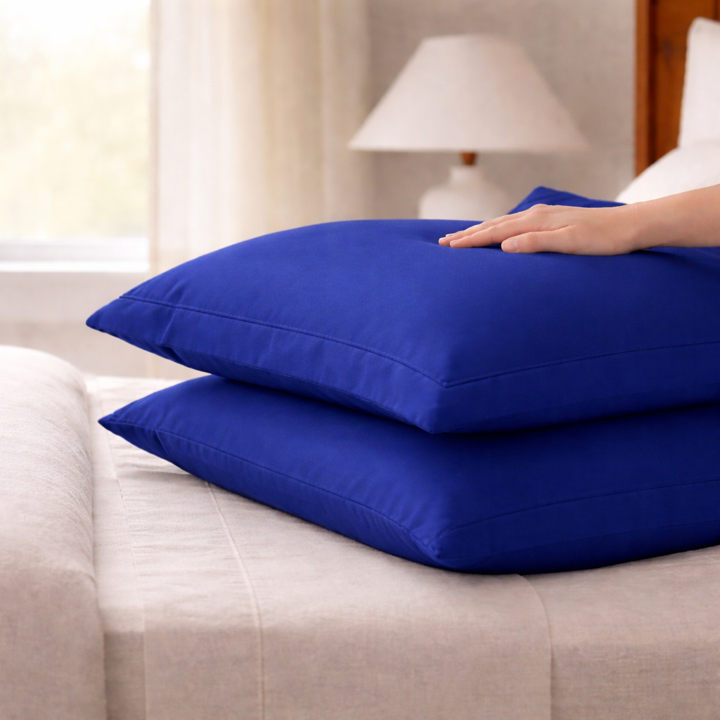 Juego de Fundas Para Almohada Percal Lisa